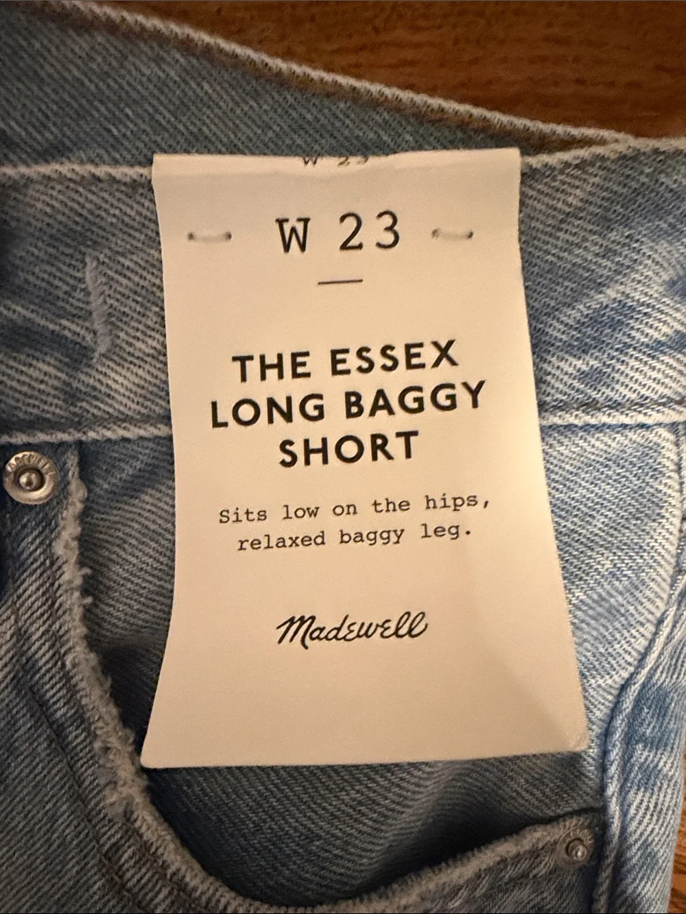 Madewell The Essex Long Baggy Short (Londe Wash)